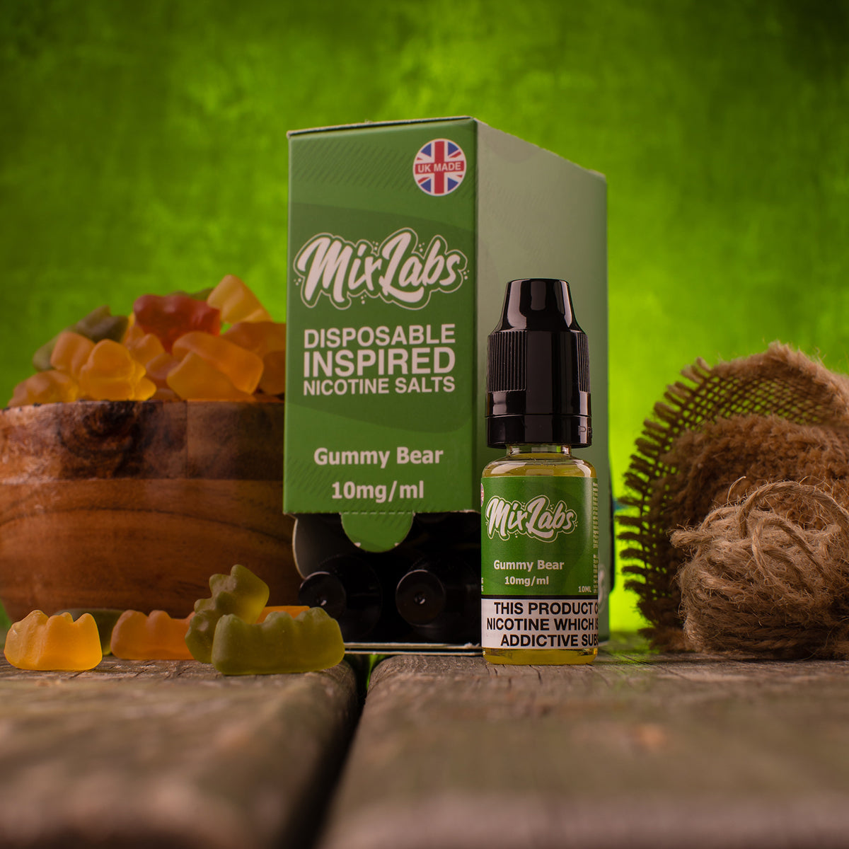 Disposable Inspired - Gummy Bear Nicotine Salt 10ml