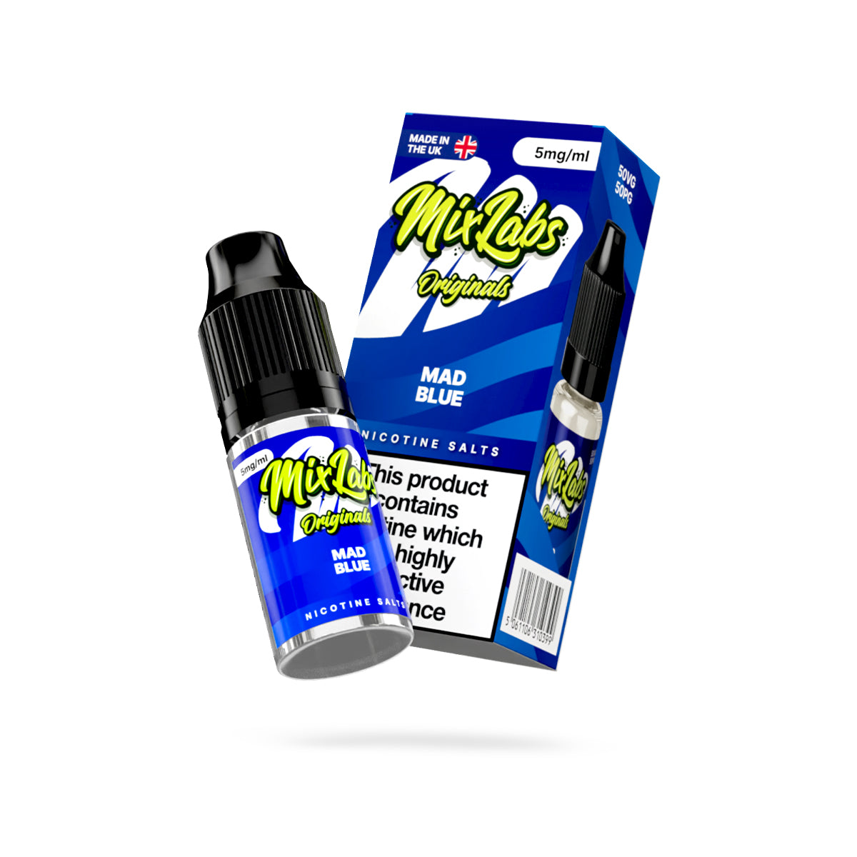 Mix Labs Originals - Mad Blue Nic Salt 10ml