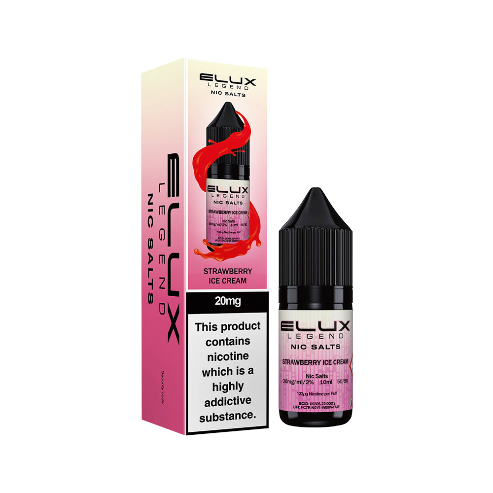 Elux Legend - Strawberry Ice Cream Nic Salt