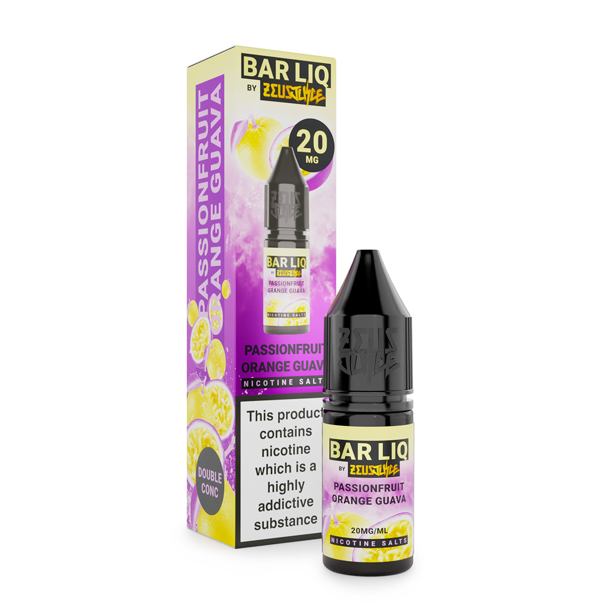 Zeus Juice Bar Liq - Passionfruit Orange Guava Nic Salt