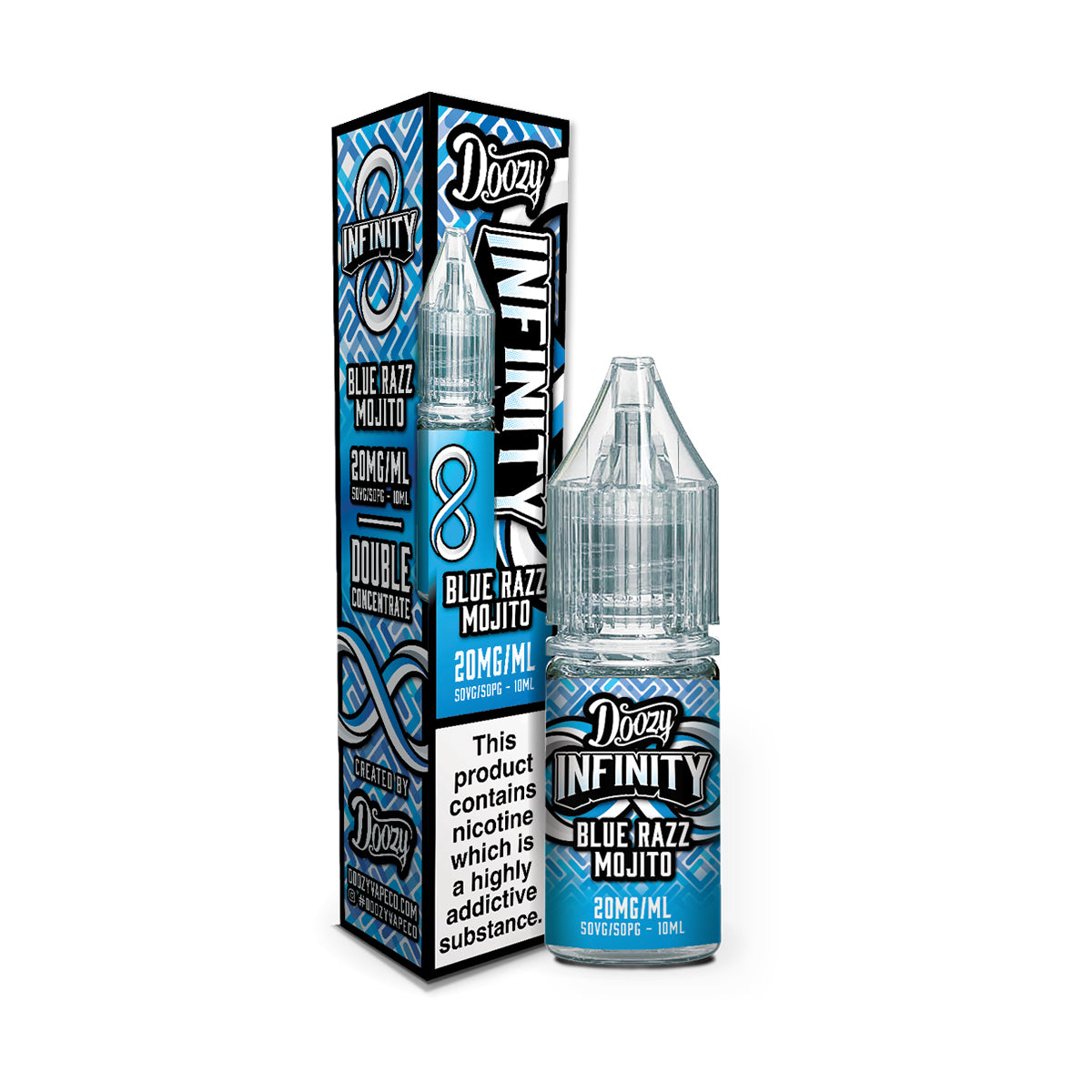 Doozy Infinity - Blue Razz Mojito Nic Salt