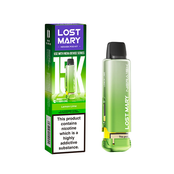 Lost Mary Nera 15K Replaceable Pods