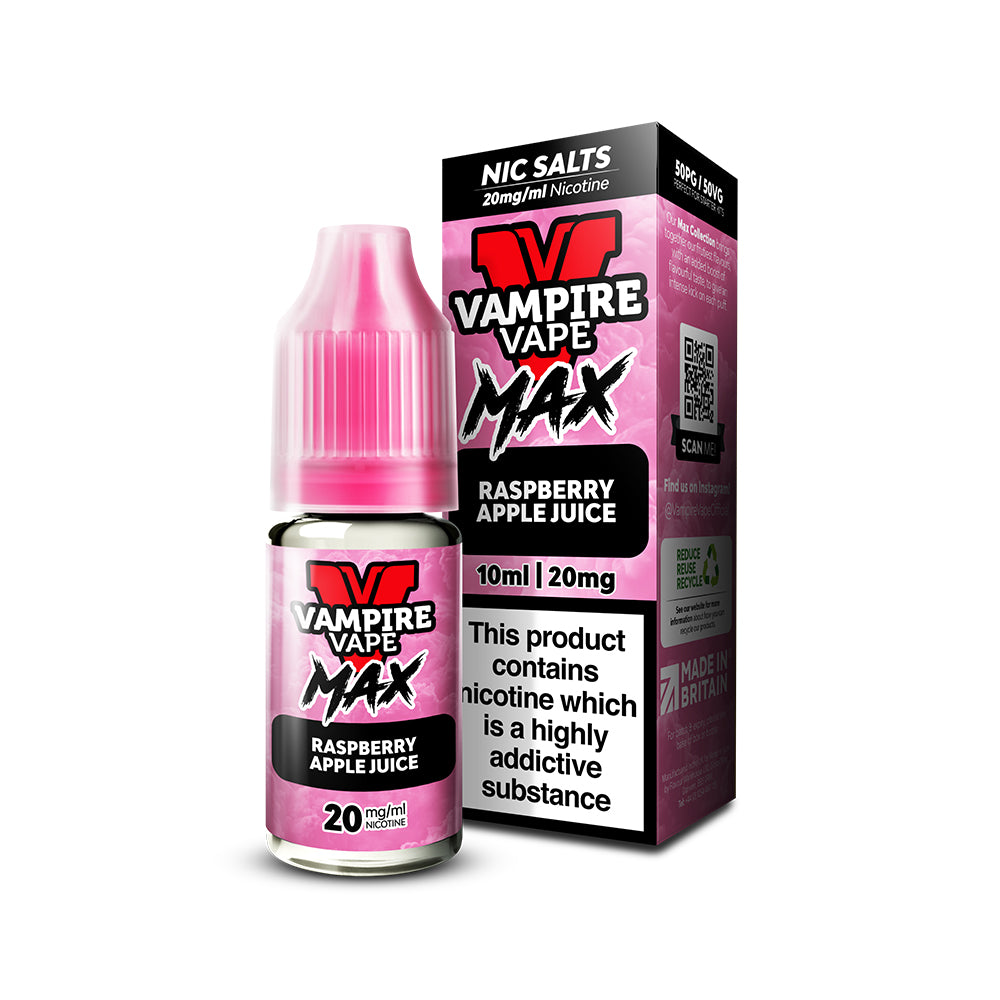 Vampire Vape Max - Raspberry Apple Juice Nic Salt